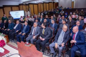 خالص التهاني والتبريكات لأمين عام جامعة طنطا لحصوله على درجة الماجستير بامتياز