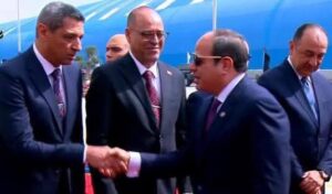 الرئيس السيسي يشهد احتفالية عيد العمال بمحافظة السويس