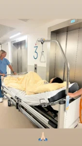 أنغام تنشر صورة لها داخل المستشفى لإجراء فحوصات على البنكرياس