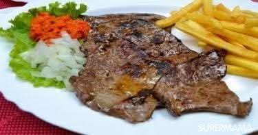 الكبدة المشوية