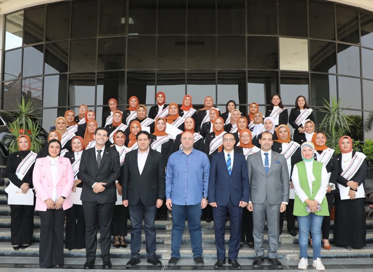 محافظ بني سويف يشهد الجلسة الختامية لبرنامج تدريب الدفعة الثالثة ضمن برنامج المرأة تقود في المحافظات المصرية الأكاديمية الوطنية للتدريب