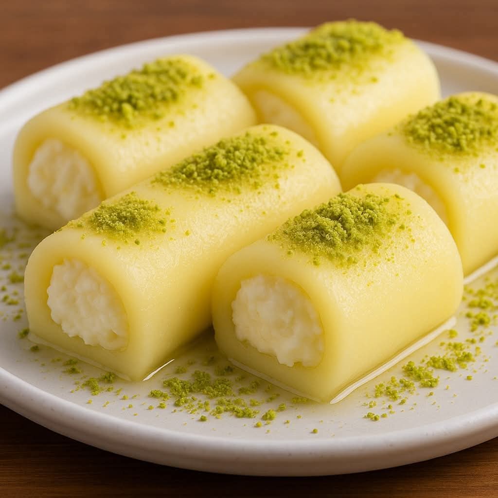 مطبخ الكنانة من كل مطبخ اكله حلاوة الجبن السورية