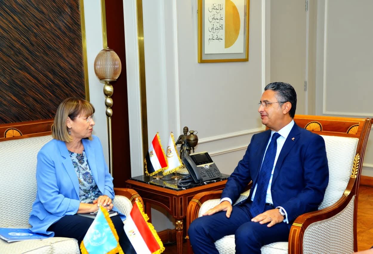 وزير التموين والتجارة الداخلية يلتقي المنسقة المقيمة للأمم المتحدة في مصر
