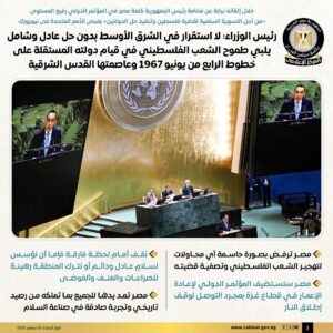 رئيس الوزراء لا استقرار في الشرق الأوسط بدون حل عادل وشامل يلبي طموح الشعب الفلسطيني