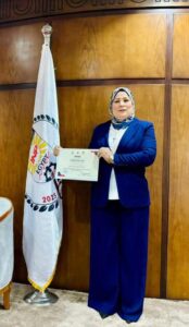 أرق التهاني القلبية للدكتورة جيهان فتحي القطان لحصولها على دبلوم "صناعة القرار المبني على الأدلة"