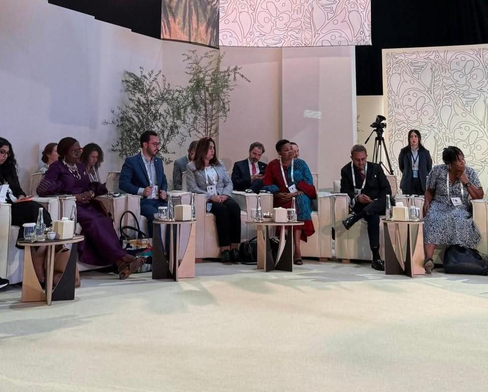 وزيرة التنمية المحلية والقائم بأعمال وزير البيئة تشارك في الجلسة الحوارية حول وعد الطبيعة للمناخ والإنسان