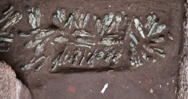 اكتشاف أثري لـ225 تمثالاً من الأوشابتي الخاصة بالملك شوشنق الثالث في صان الحجر