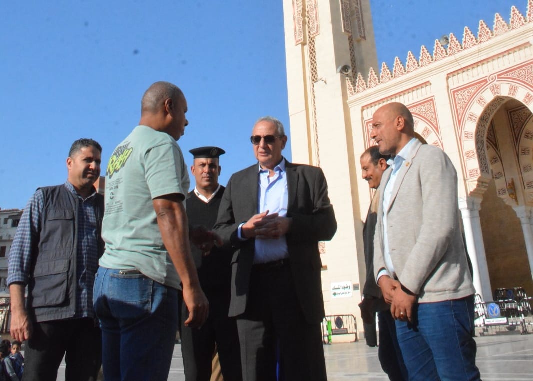 محافظ الغربية في جولة ميدانية مفاجئة لتفقد تطوير محيط السيد البدوي