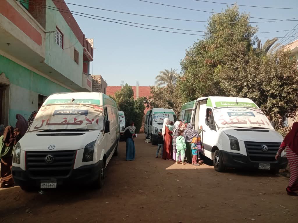 نفذتها الصحة خلال يومين  قافلة تُقدم أكثرمن 3550 خدمة طبية مجانية لأهالي قرية زكي فاضل باهناسيا ضمن المبادرة الرئاسية حياة كريمة