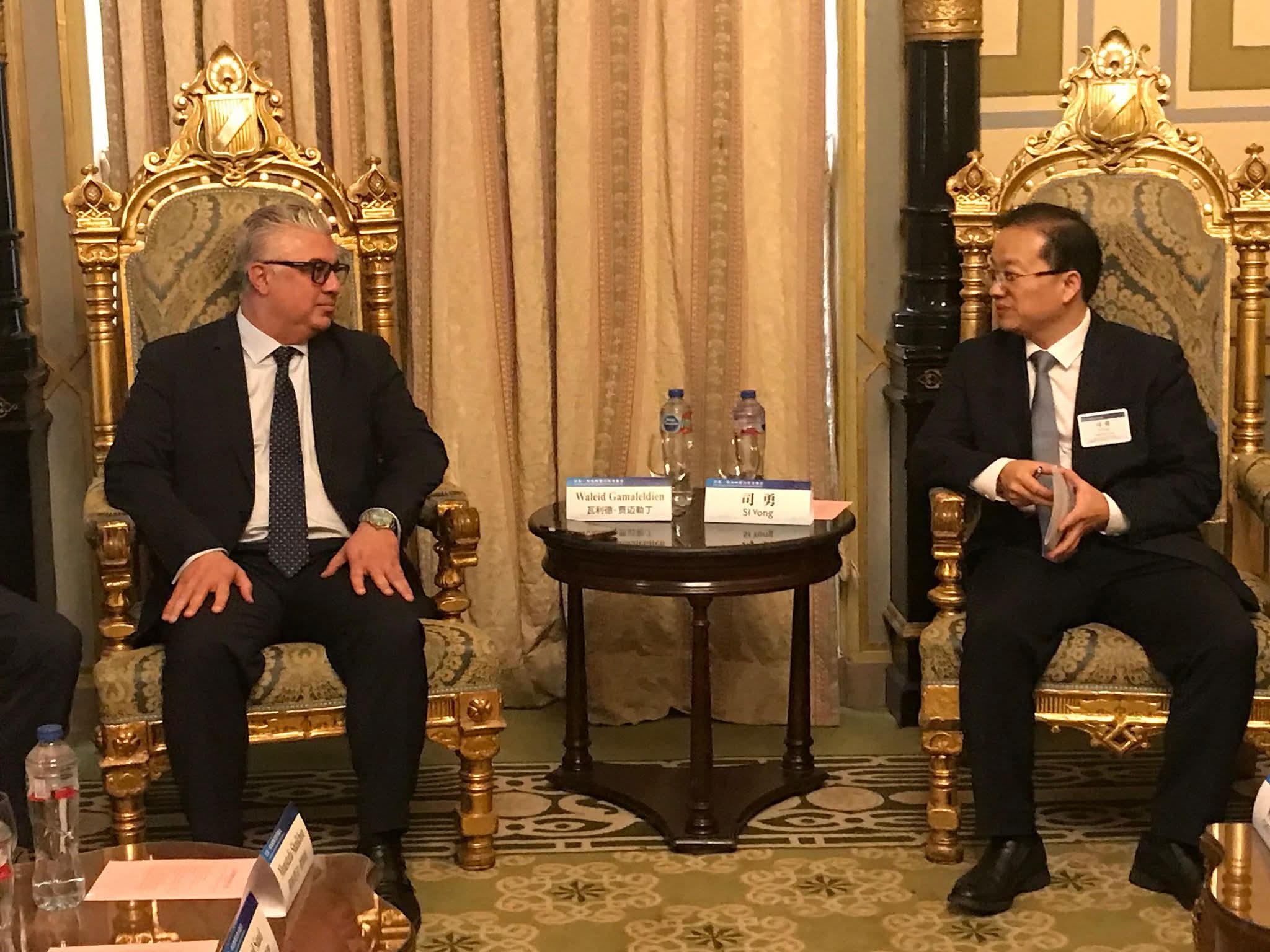 رئيس اقتصادية قناة السويس يشارك في مؤتمر التعاون الاقتصادي والتجاري مع مقاطعة جيانغسو بالقاهرة