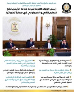 رئيس الوزراء الدولة بقيادة فخامة الرئيس تضع التعليم الفني والتكنولوجي في صدارة أولوياتها