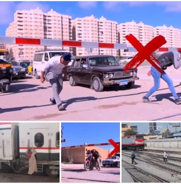 في اطار حملة  سلامتك تهمنا  النقل تناشد السادة المواطنين المشاركة معها في التوعية من مخاطر السلوكيات السلبية التي يرتكبها البعض عند التعامل مع مرفق السكك الحديدية