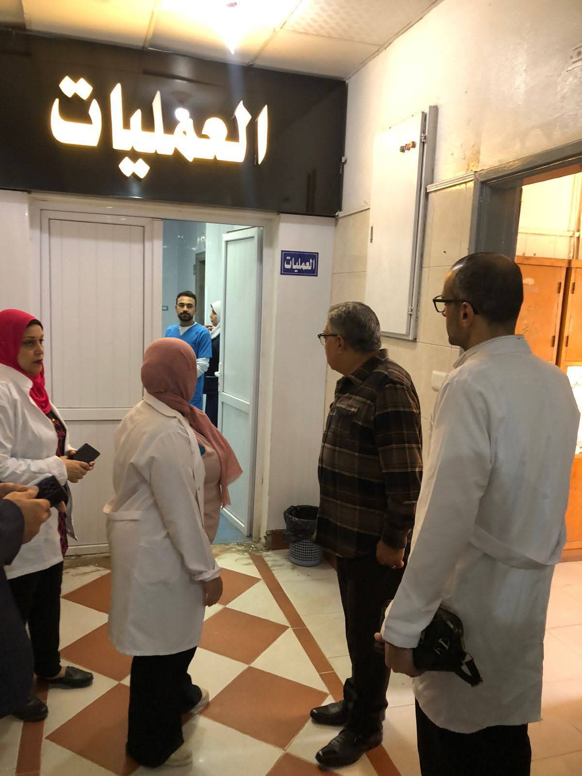 محافظ الدقهلية يتفقد أعمال تطوير مستشفى طلخا المركزى