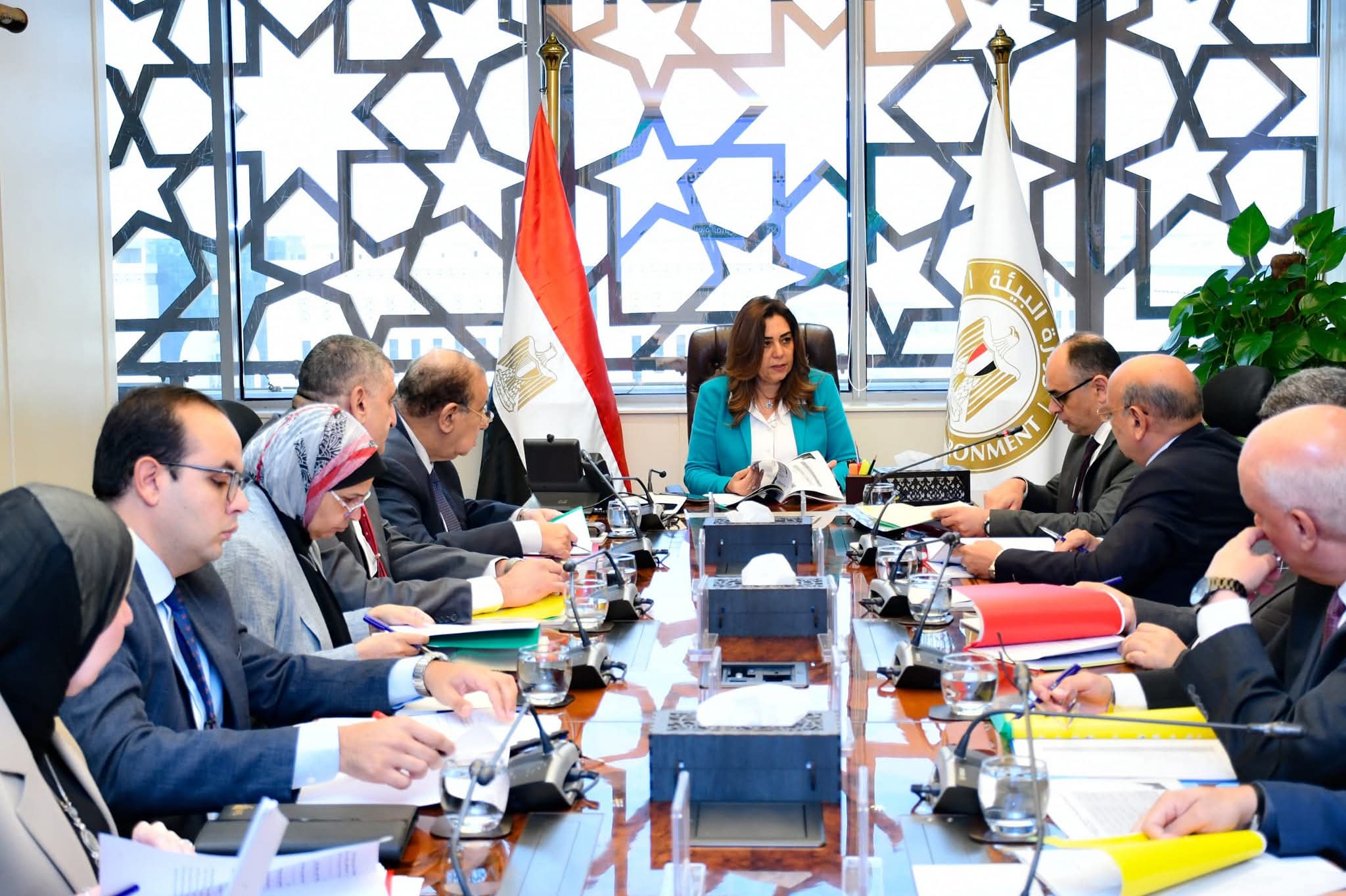 وزيرة التنمية المحلية والقائم بأعمال وزير البيئة تترأس الاجتماع الـ٢٣ لمجلس إدارة صندوق حماية البيئة