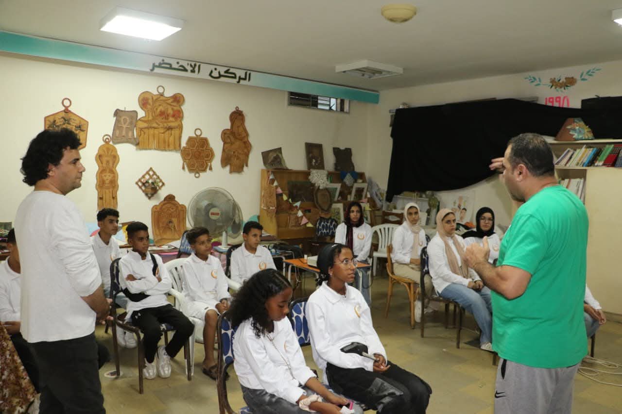 أطفال المحافظات الحدودية يجسدون ملامح مصر القديمة في ورش أسبوع أهل مصر بالإسماعيلية