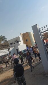 السيطرة على حريق  بمستشفي بني سويف العسكرية