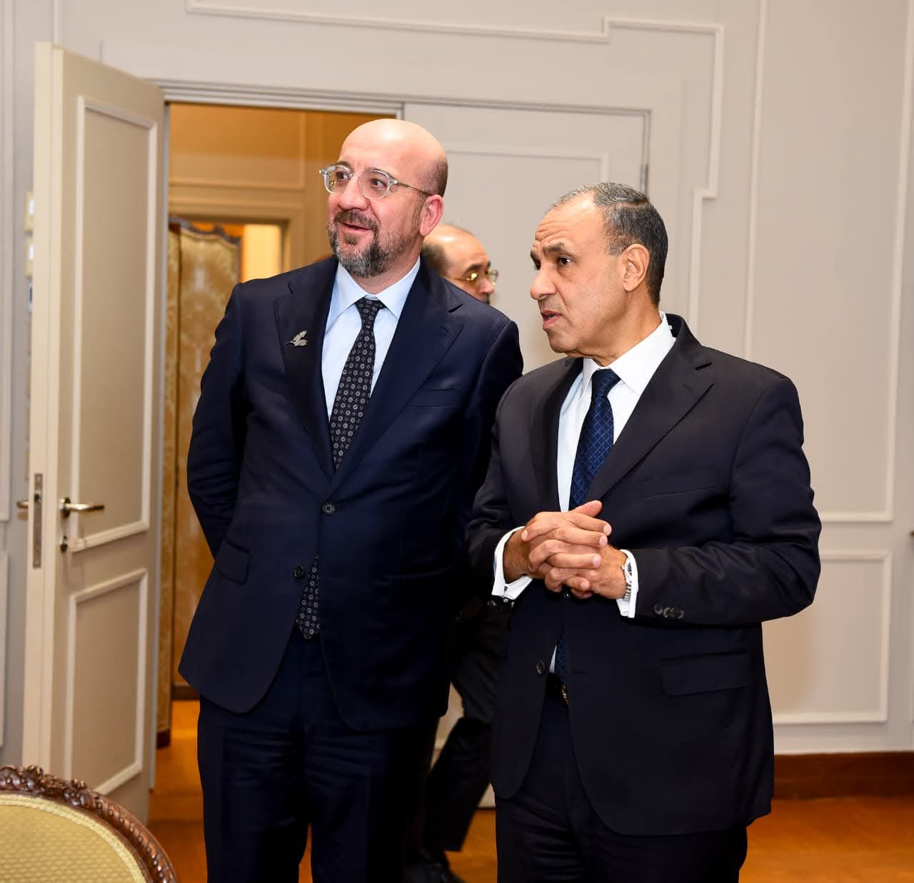 وزير الخارجية يلتقي رئيس المجلس الأوروبي السابق