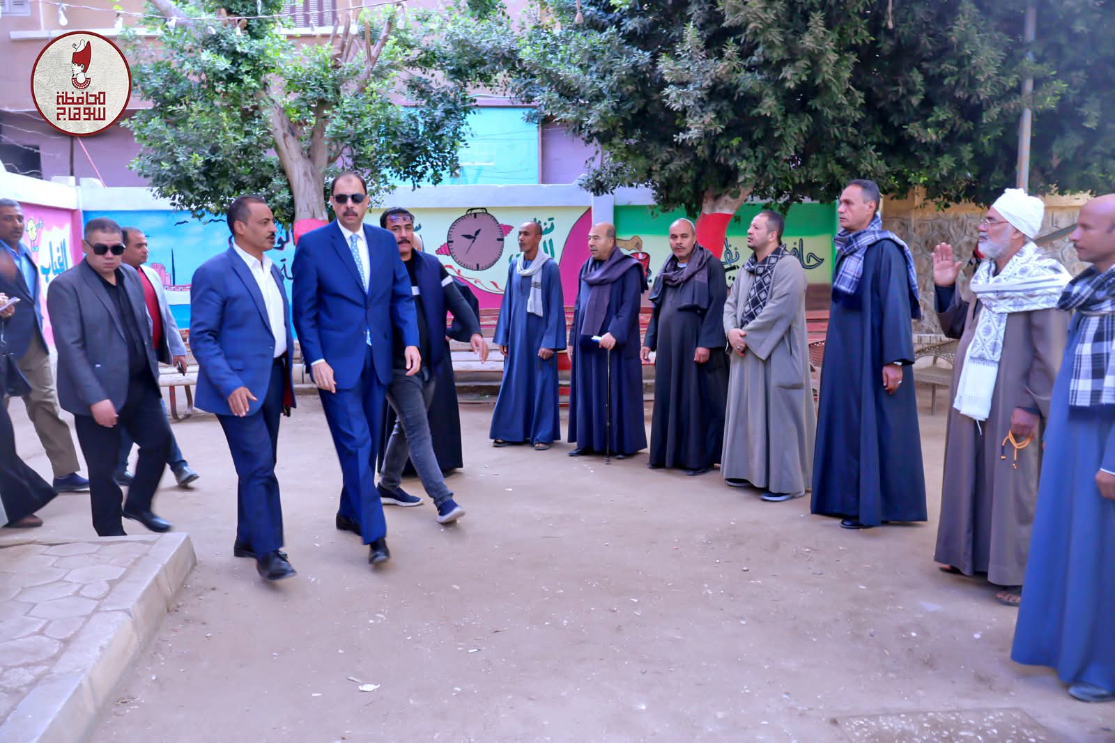 محافظ سوهاج يتفقد لجان انتخابات اليوم الأول لمجلس النواب بدار السلام والمنشاة وسوهاج