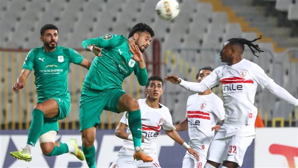 الزمالك يتعادل سلبيا مع المصرى فى الكونفدرالية