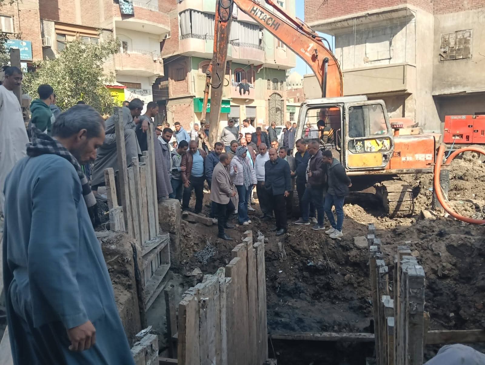 نائب محافظ الجيزة يتفقد قري المنوات وميت شماس وميت قادوس بمركز أبوالنمرس