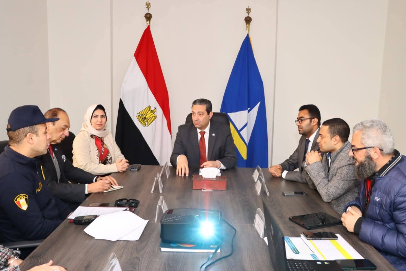 محافظ دمياط يتابع مع رئيس الإدارة المركزية للصحة النفسية الموقف التنفيذى بمستشفى الصحة النفسية وعلاج الإدمان 