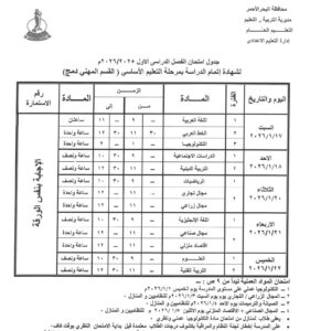 تعليم البحر الأحمر يُعلن جاهزيته لانطلاق امتحانات الفصل الدراسي الأول للشهادة الإعدادية السبت المقبل