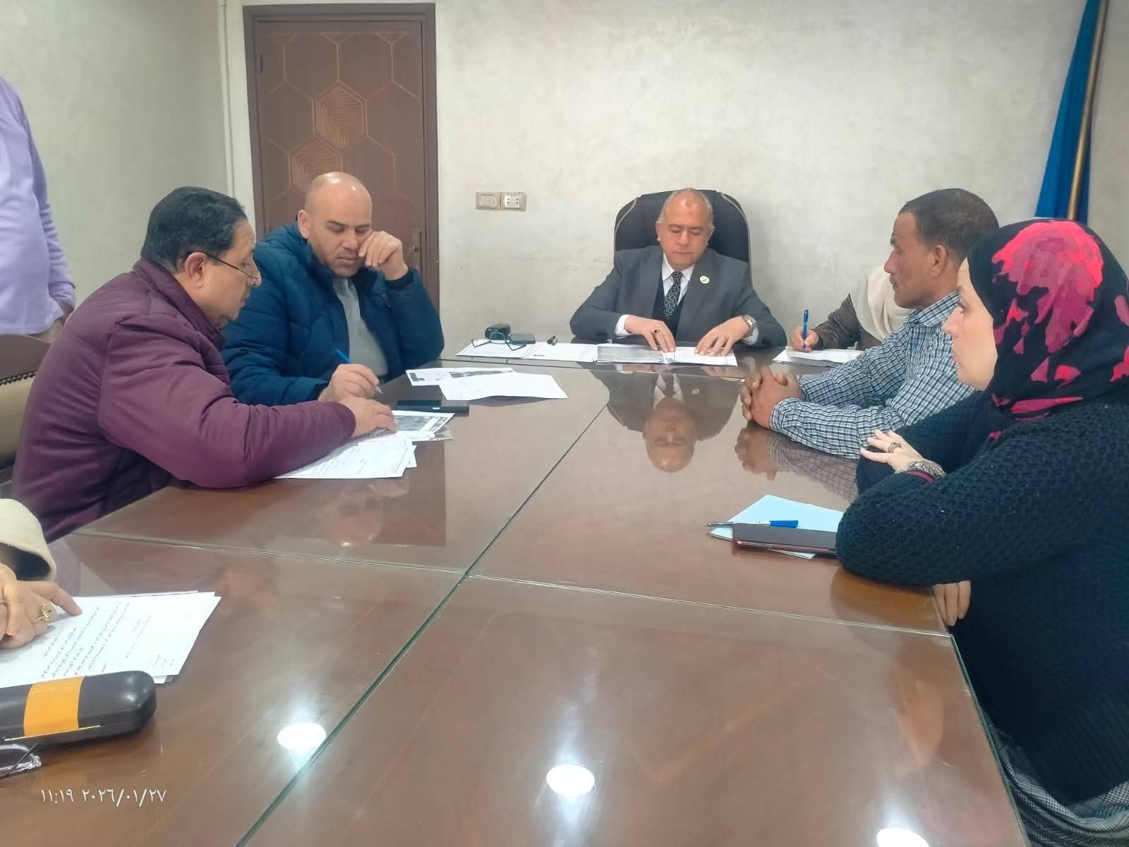 تنفيذًا لتوجيهات محافظ دمياط السكرتير العام المساعد يرأس اللقاء الاسبوعى مع المواطنين ويوجه بتلبية مطالبهم وحل مشكلاتهم 