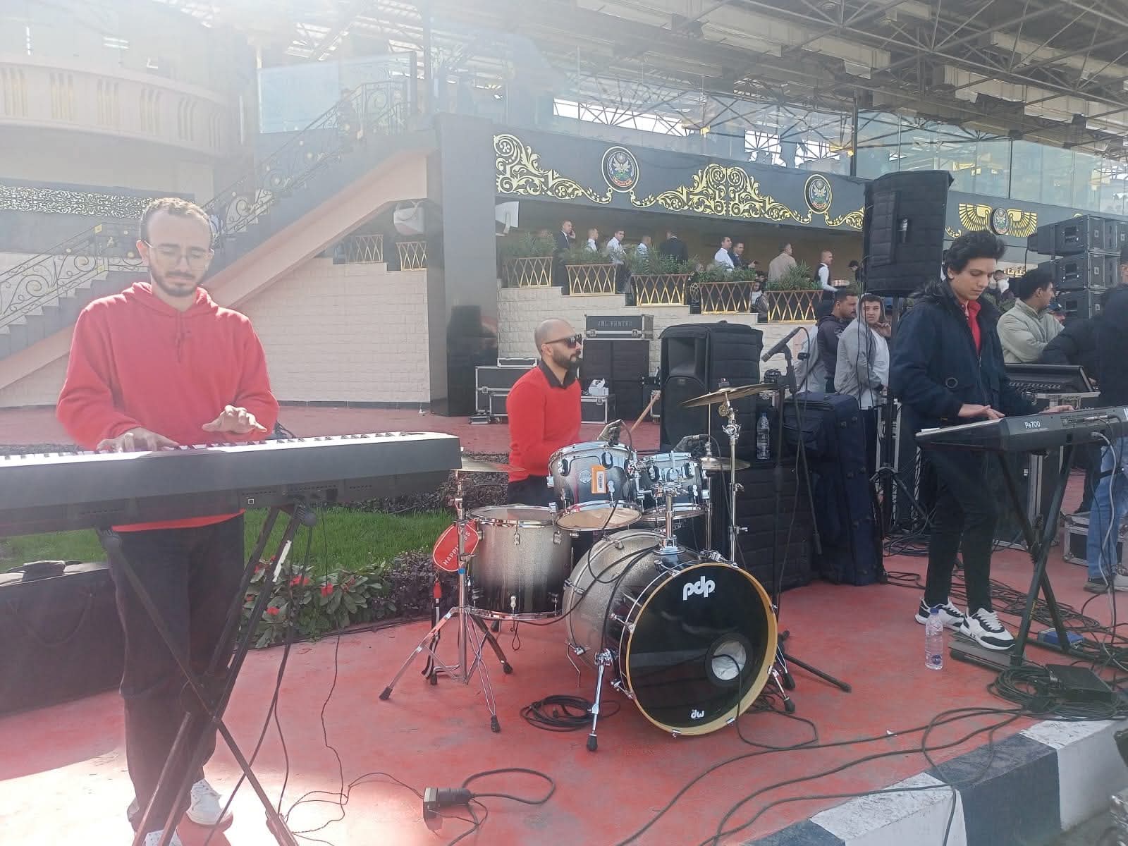 فريق البركشن بوزارة الشباب والرياضة يشارك في احتفالات عيد الشرطة بأكاديمية الشرطة