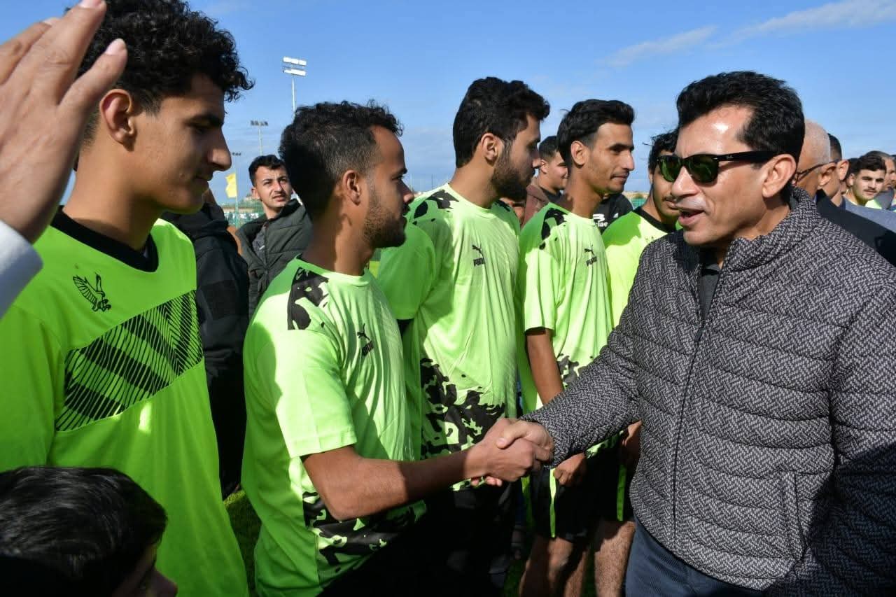 بتكلفة ١٣ مليون جنيه  وزير الشباب والرياضة يفتتح أعمال تطوير مركز شباب مدينة الشيخ زويد في مستهل جولته بشمال سيناء