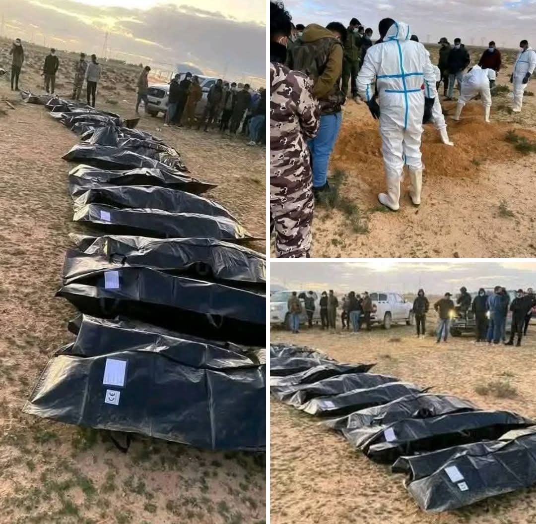 دفنهم في مزرعته ليبي يقـــــتل 21 مهاجرًا من جنسيات إفريقية مختلفة
