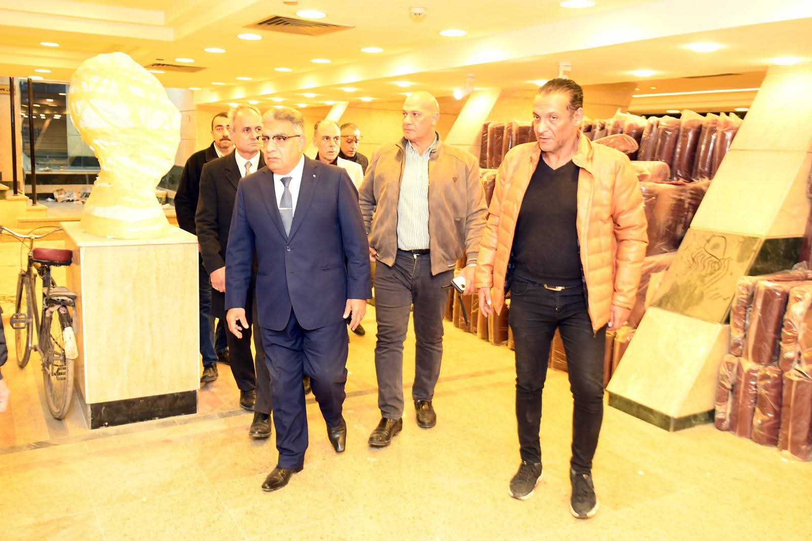 محافظ الدقهلية يتفقد أعمال تطوير قصر ثقافة المنصورة