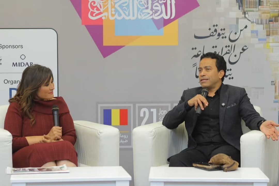 ندوة سامح حسين في معرض الكتاب عرض الجزء الثاني من «قطايف» في رمضان وفيلم «تحت الطلب» في العيد