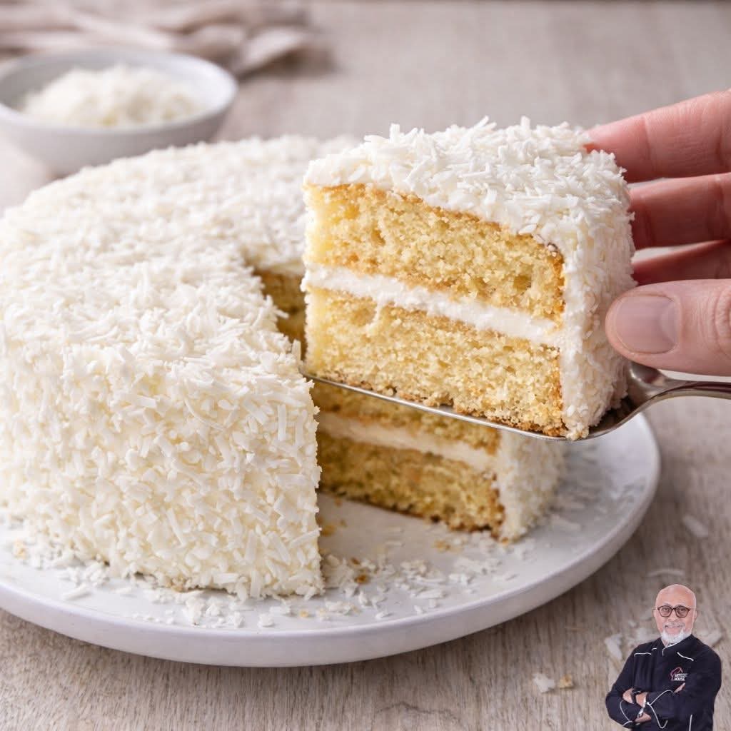 مطبخ الكنانة كيكة جوز الهند 