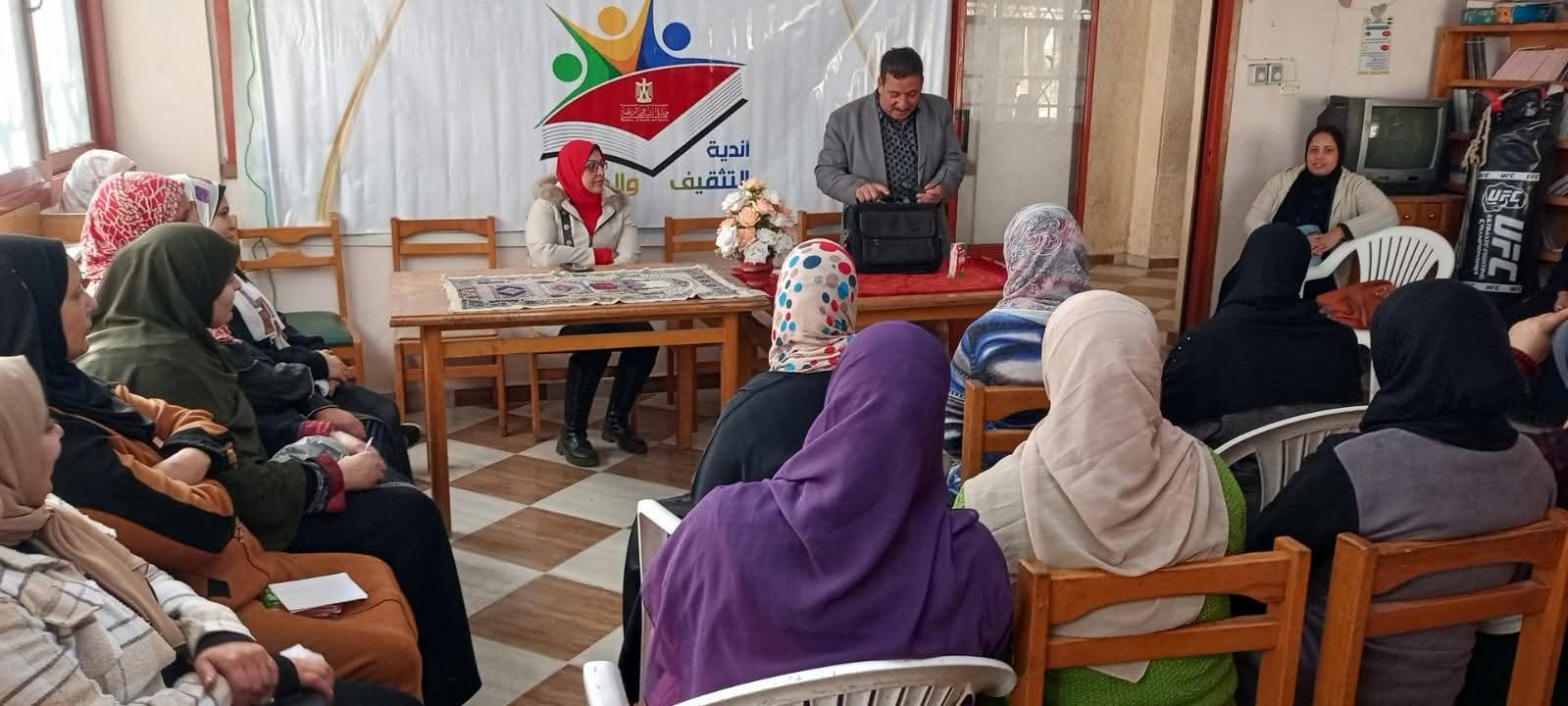 الشباب والرياضة" تصل تنفيذ بندواتها التوعوية حول مخاطر الهجرة غير الشرعية للبحيرة