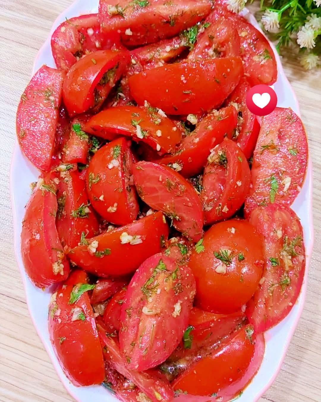 مطبخ الكنانة  الطماطم المخللة 