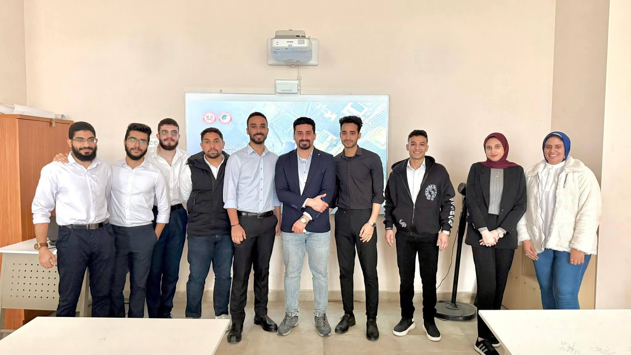 التعليم العالي طلاب هندسة الطيران والفضاء بجامعة المنصورة الجديدة يحققون إنجازًا علميًا مبتكرًا