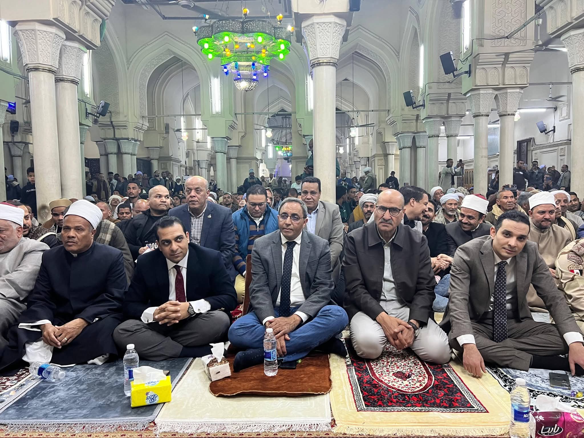 محافظ قنا يشهد احتفالية النصف من شعبان بمسجد سيدي عبدالرحيم القنائي 