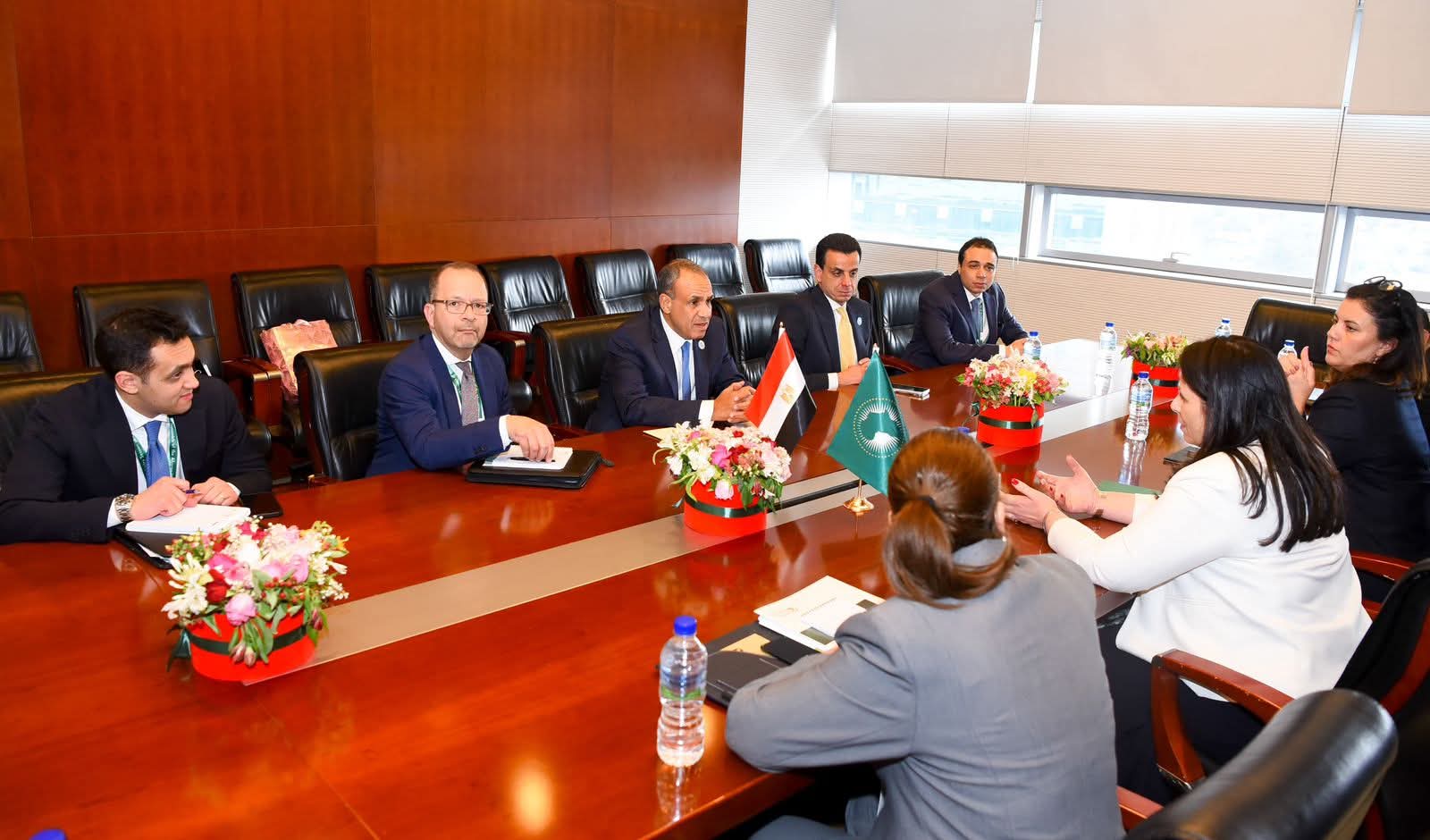 وزير الخارجية يلتقي نائبة رئيس مفوضية الاتحاد الأفريقي ويؤكد دعم مصر لتطوير الأداء المؤسسي للمفوضية