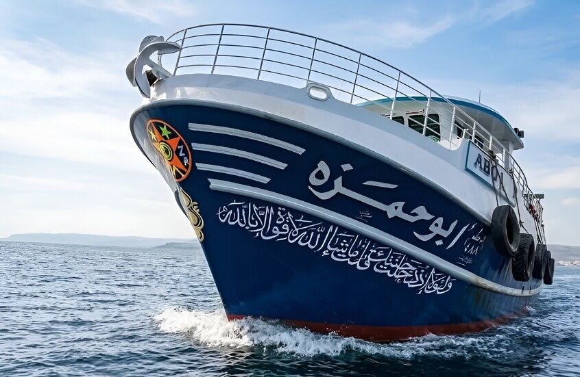 غرق مركب الصيد المصري أبو حمزة بالقرب من السواحل التركية