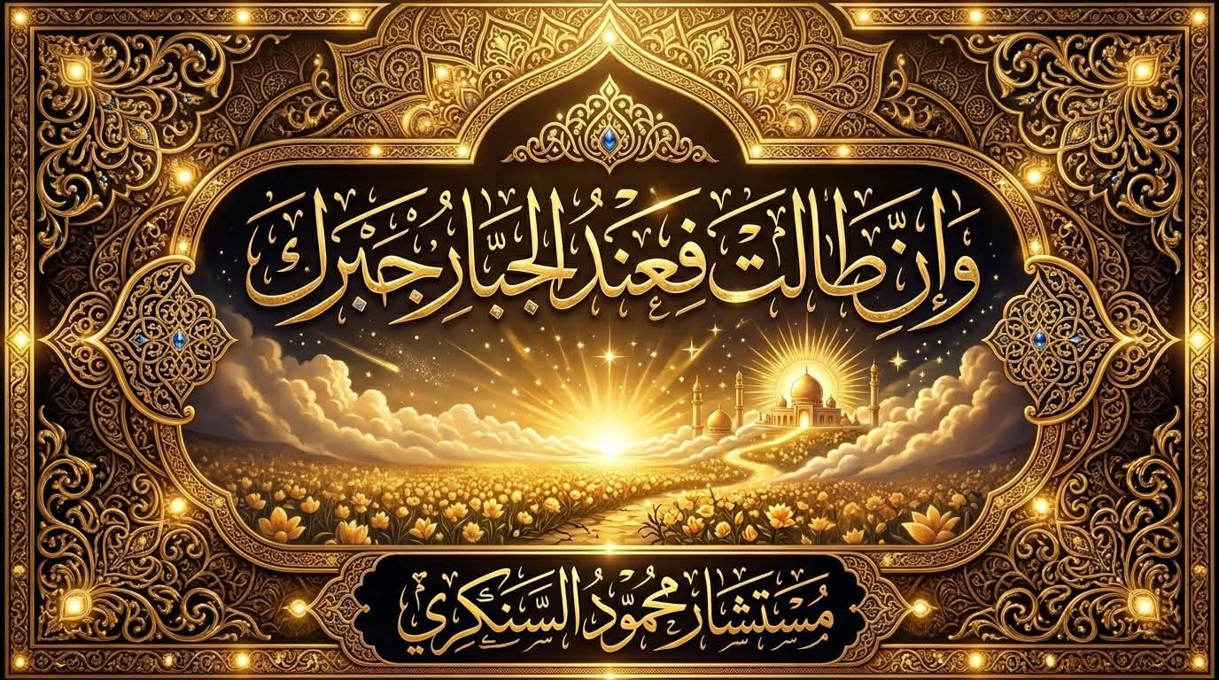 وإن طالت… فعند الجبار جبرك...بقلم: مستشار محمود السنكري