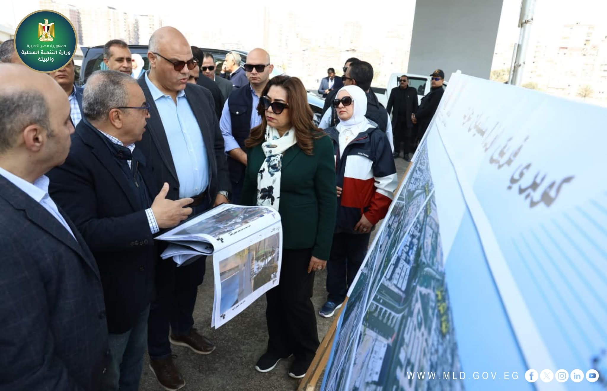 شريان مروري جديد للإسكندرية.. وزيرة التنمية المحلية والبيئة ومحافظ الإسكندرية يتفقدان كوبري "الفريق أول سليمان عزت"