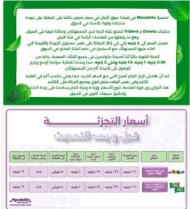كادبوري وموندليز ترفعان أسعار الشيكولاتة واللبان والبسكويت زيادات جديدة على أوريو وكلورتس وترايدنت