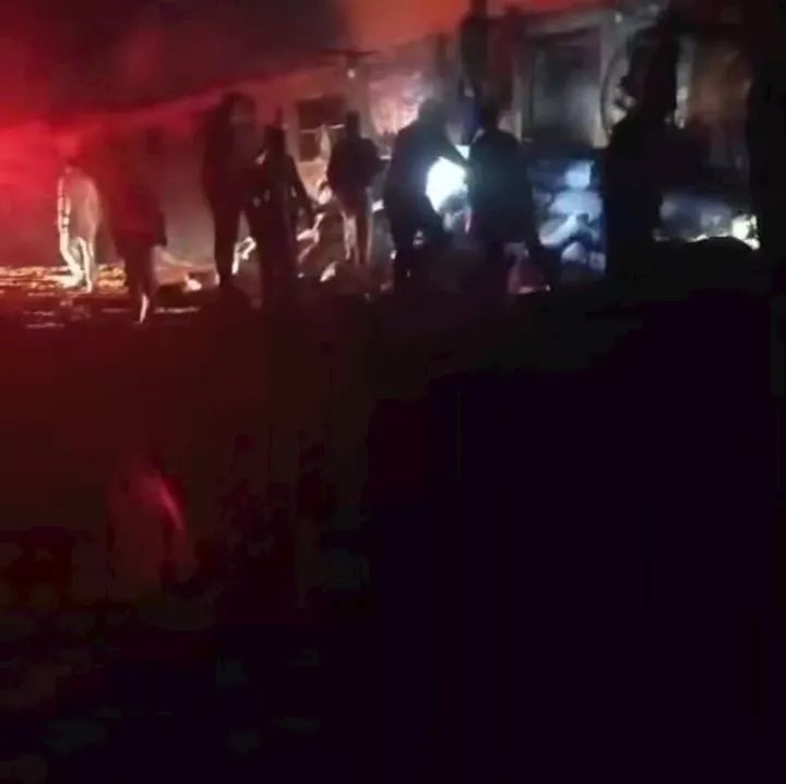 حريق يلتهم مزرعة ماشية في طور سيناء 