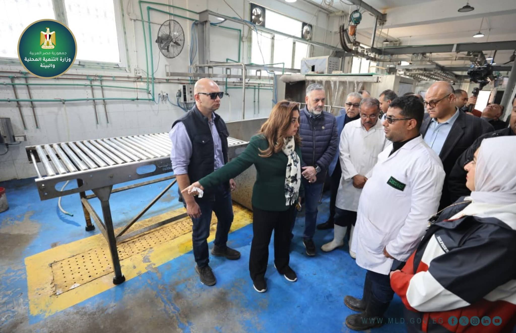 إقالة وحسم.. وزيرة التنمية المحلية والبيئة تتفقد مع محافظ الإسكندرية المجزر الآلي بالعامرية وتوجه بتطوير شامل للمجزر وإقالة مدير عام الطب البيطري