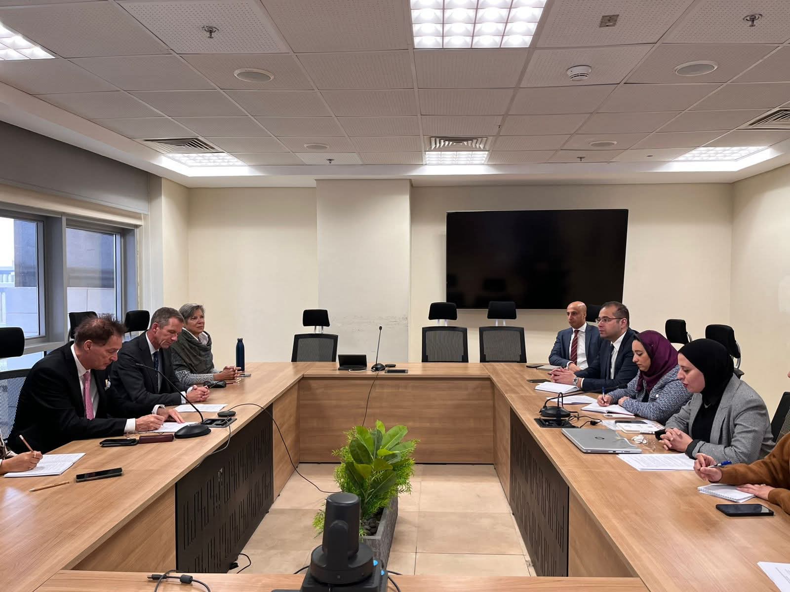 نائبة وزير الخارجية تستقبل رئيس قطاع الشرق الأدنى والأوسط وشمال أفريقيا بوزارة التعاون الاقتصادي والتنمية الألمانية BMZ 