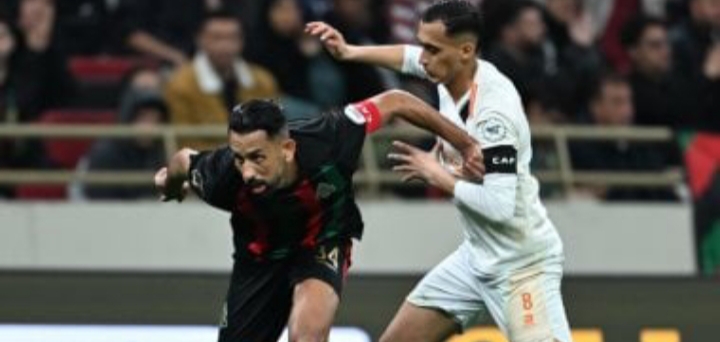 أبطال أفريقيا الجيش الملكي يضع قدما في النهائي بثنائية أمام نهضة بركان
