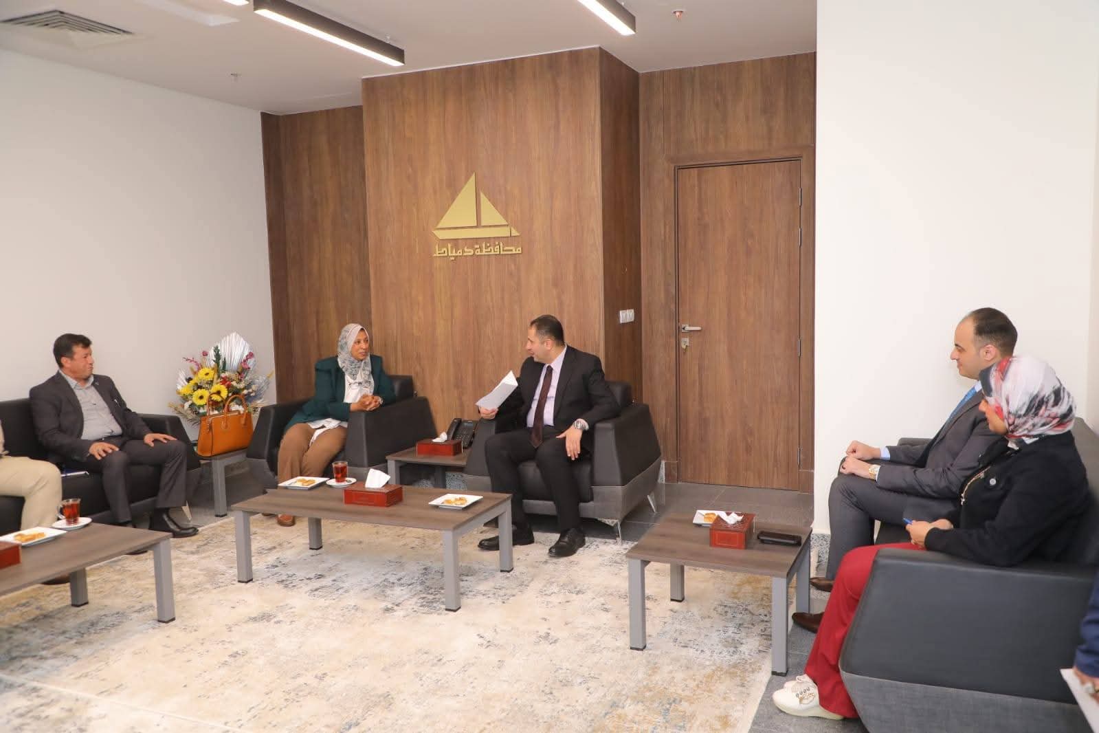 محافظ دمياط ورئيس الهيئة المصرية العامة للمساحة يوقعان بروتوكول تعاون بشأن حصر وميكنة ملف أراضى الدولة 