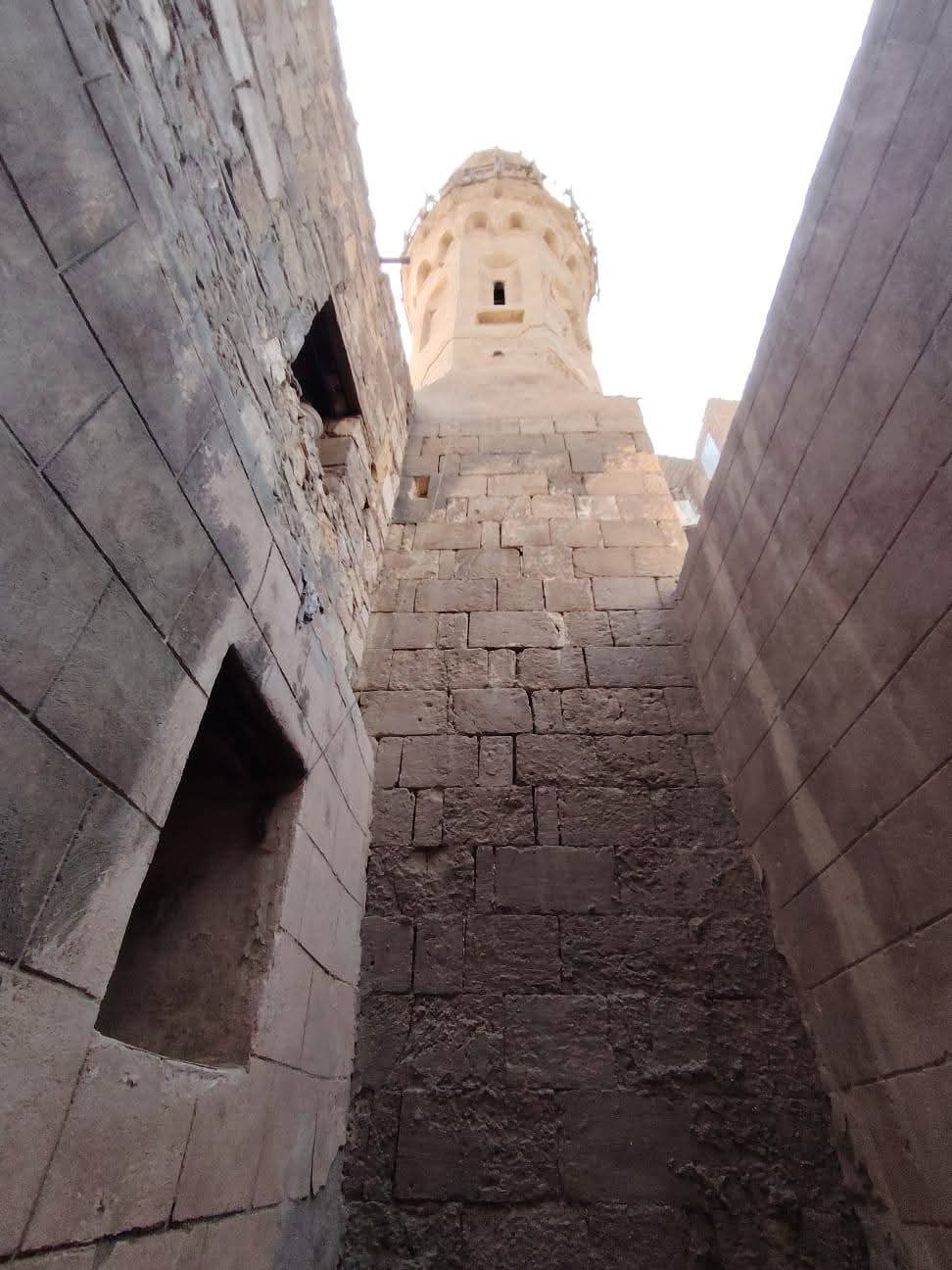 تحرك عاجل لدرء خطورة مئذنة مسجد جوهر المعيني بالقاهرة