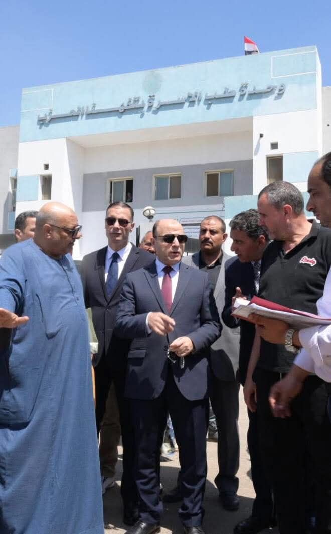 محافظ الغربية يتفقد عدد من المشروعات اخدمية والتنموية ضمن “حياة كريمة” بقرية تفهنا العزب