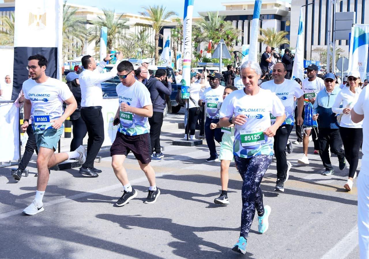 وزارة الخارجية تنظم ماراثون رياضي بالعاصمة الجديدة احتفالا بالذكرى الـ٢٠٠ لإنشاء أول وزارة خارجية مصرية